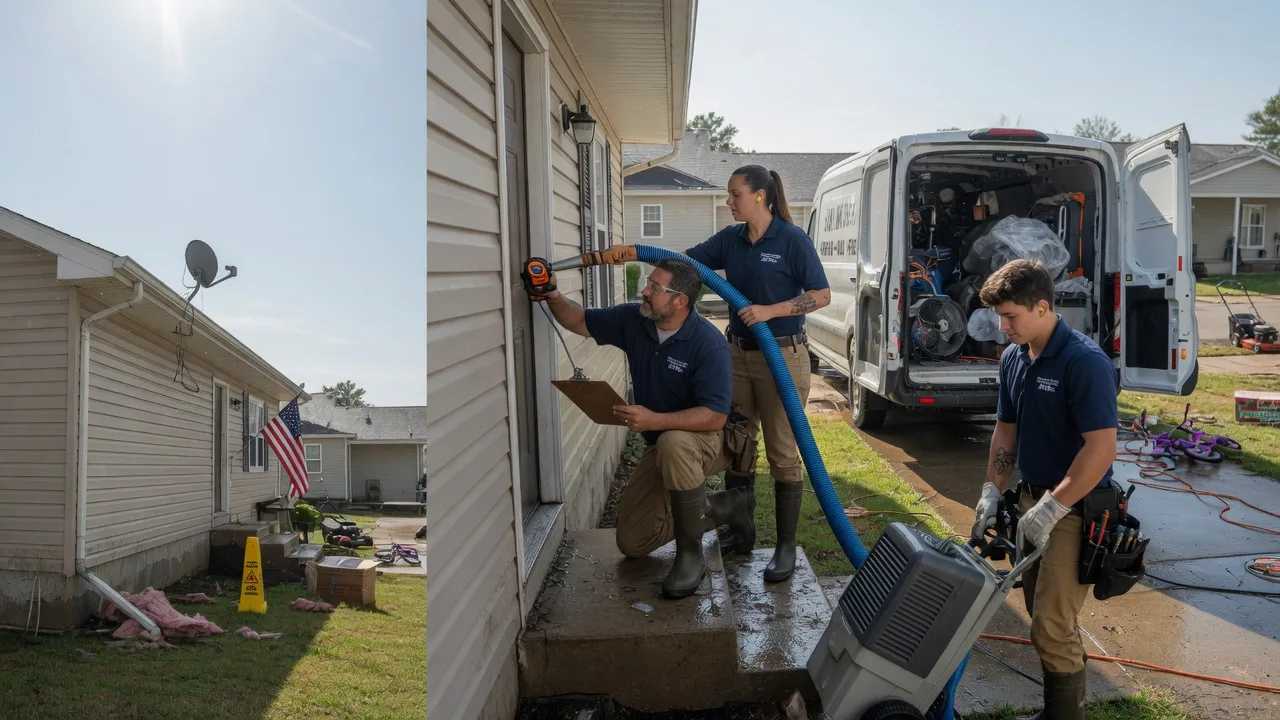 Ceiling Water Damage Restoration in Clarksburg, IN near me